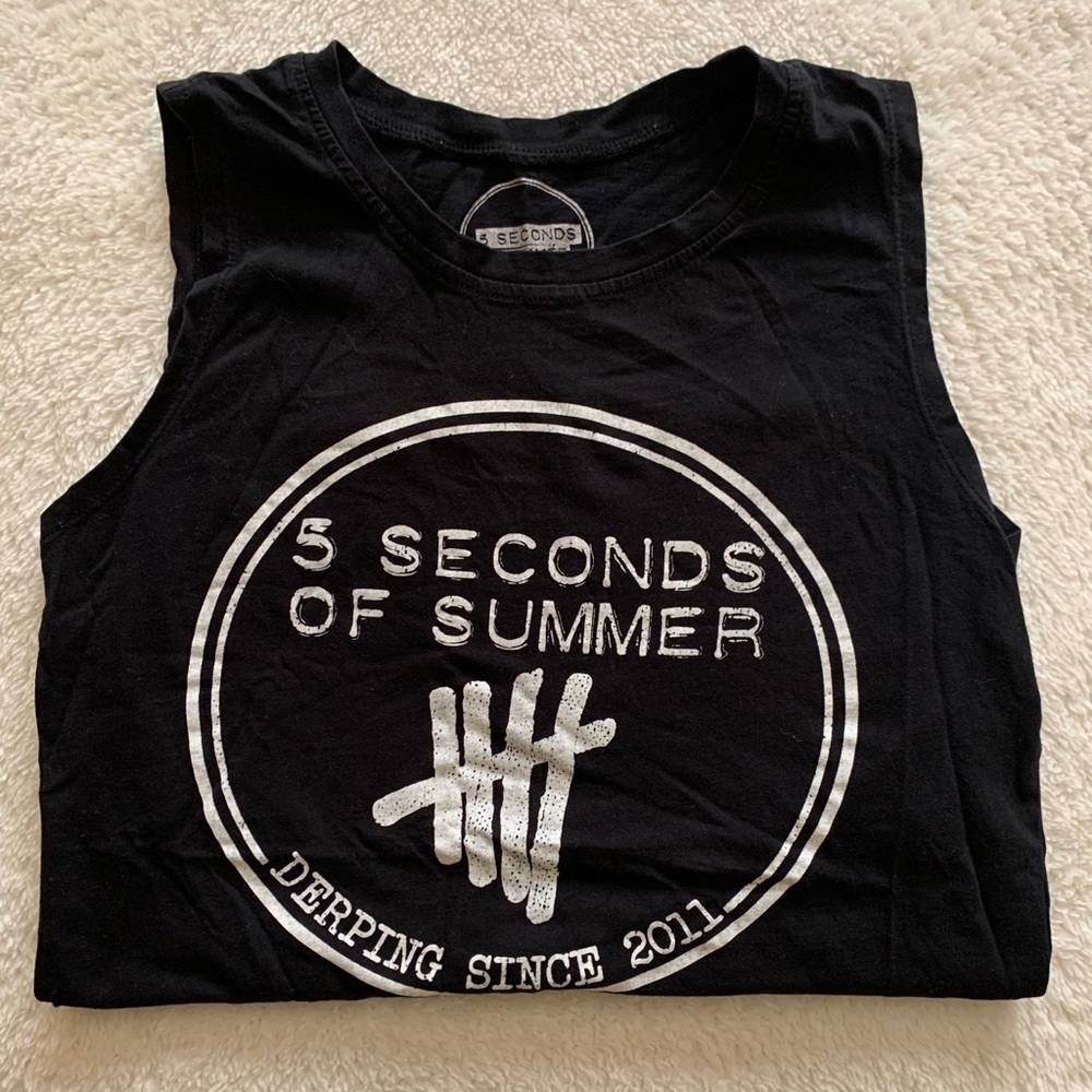 5 Seconds Of Summer Merchandise Muscle Tee